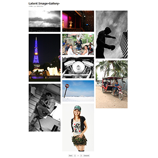 電子アルバム・オンラインアルバム・WEBサイトのギャラリーページの作成